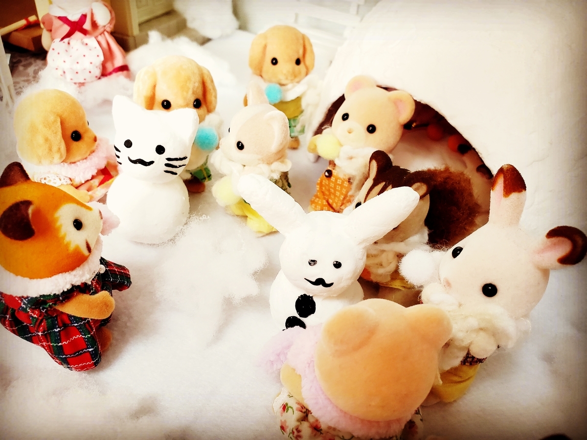 シルバニア〉雪遊びのハンドメイド⛄ - sylvaniantedukuriのブログ