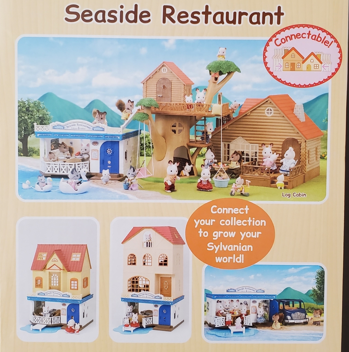 シルバニア〉海辺のすてきなレストラン 開封 増築後の配置変え