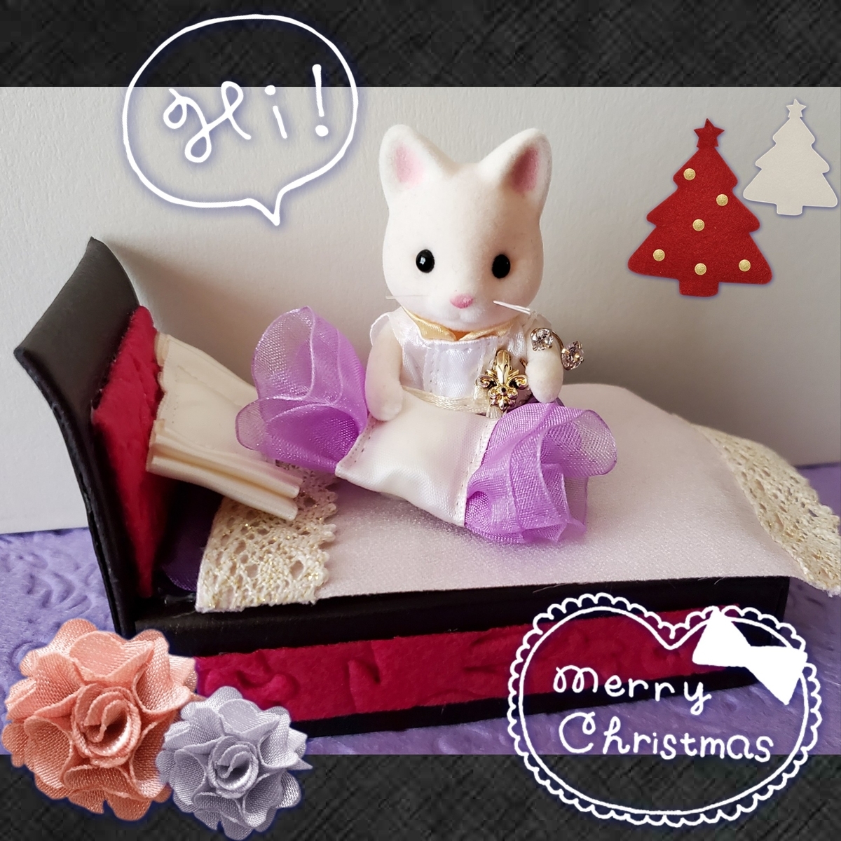 ハンドメイド シルバニアファミリーのベッド作り 枕 布団 クッション編 Sylvaniantedukuriのブログ