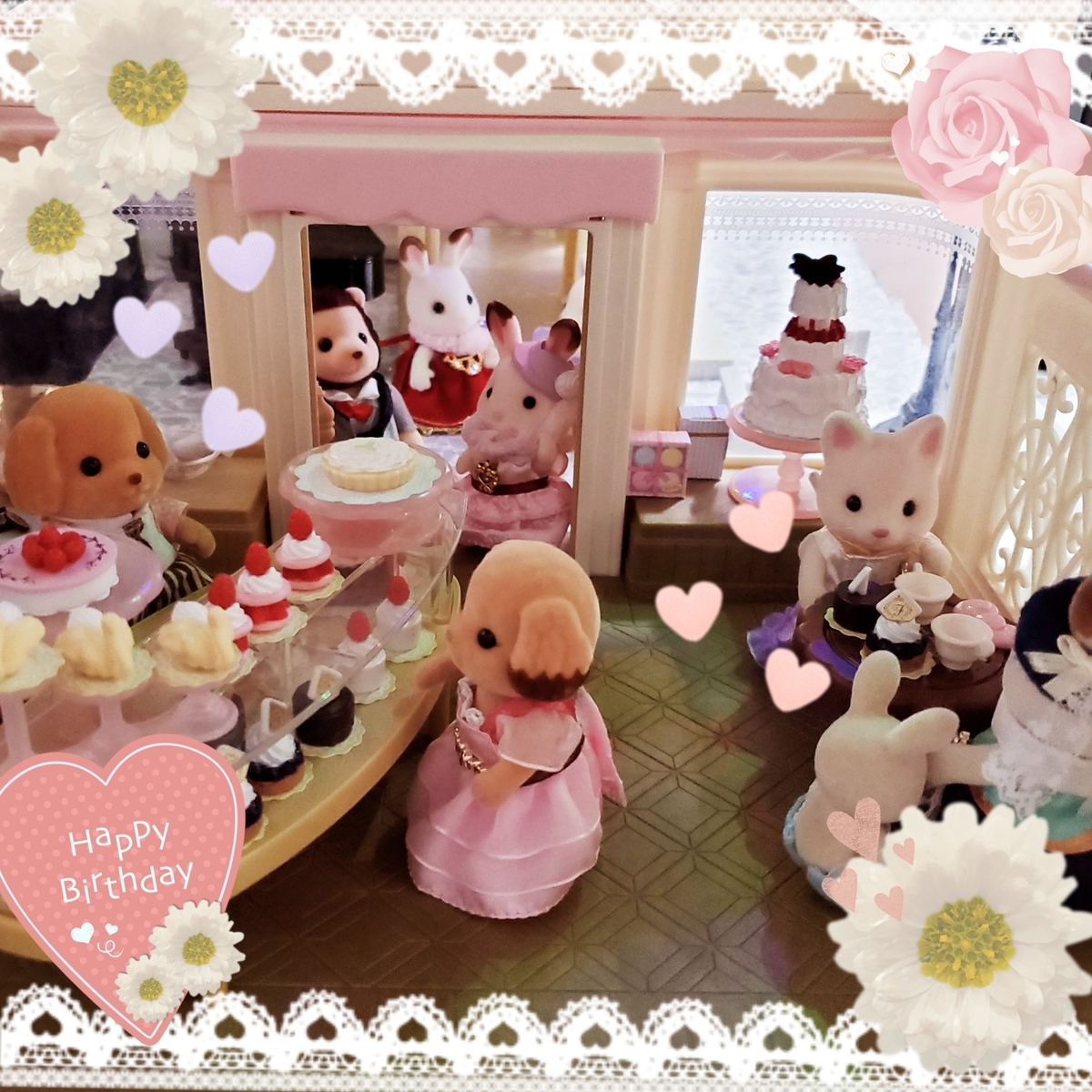 シルバニア〉増築オープンしたケーキ屋さん・ブティックでメイクも