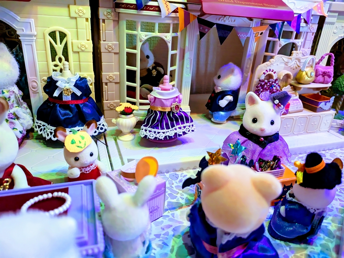 ハロウィン シルバニア リペイント リメイク ハンドメイド シルバニアリメイク15】はじめてのシルバニアファミリー