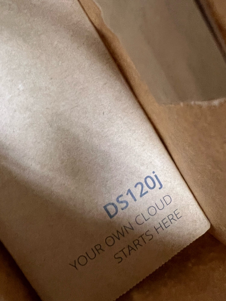 Synology DS120jが中古で安かったので・・・ - Re:シルの日々の