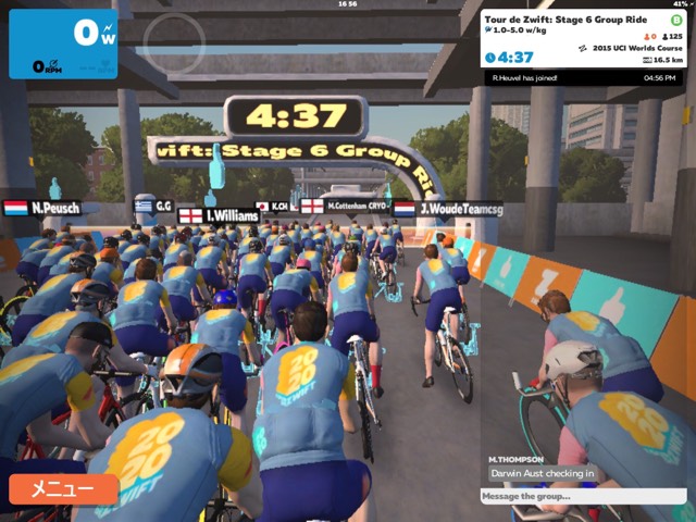 Tour de Zwift 2020 Stage6 ～ポジション出しに成功？～ - ロード 