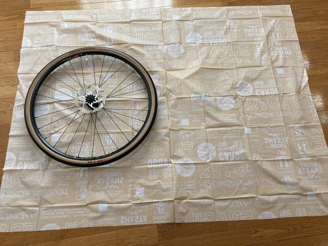 500円 100均でホイールカバーを自作 ロードバイクにハマりたい