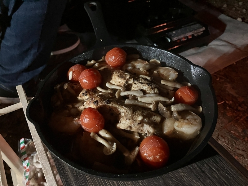キャンプ飯