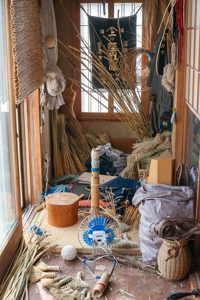 吉田さんの作業場