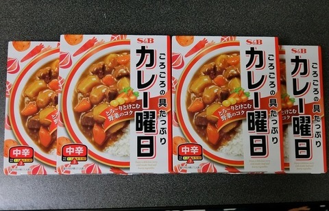カレー曜日のパッケージ