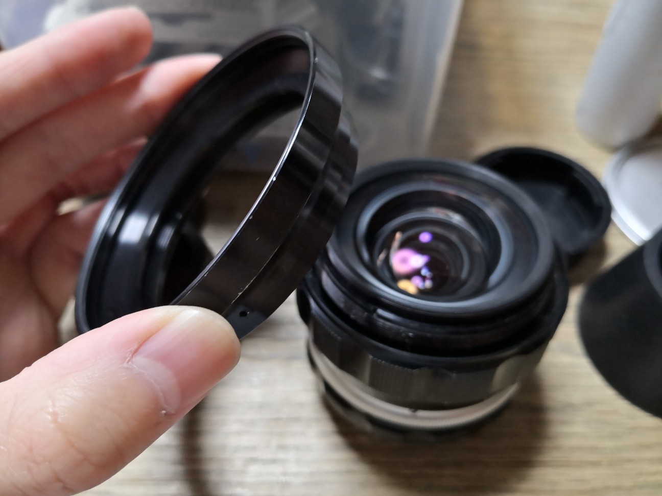 Nikkor-UD Auto 20mm F3.5 分解清掃 - 線路物語
