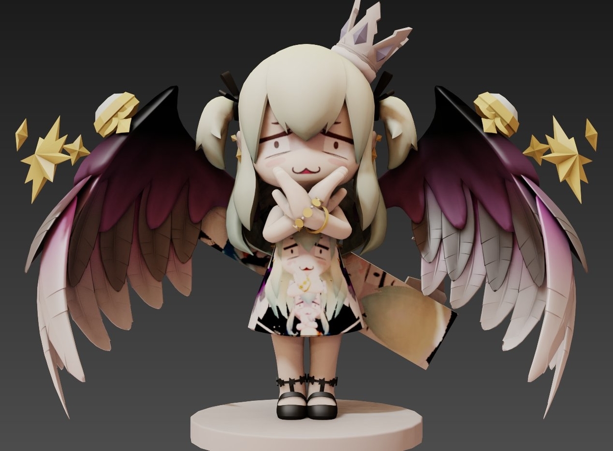 3Dフルカラープリンター依頼でフィギュアを作ってみた話