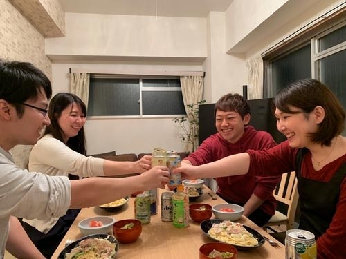 最後はみんなで乾杯！！