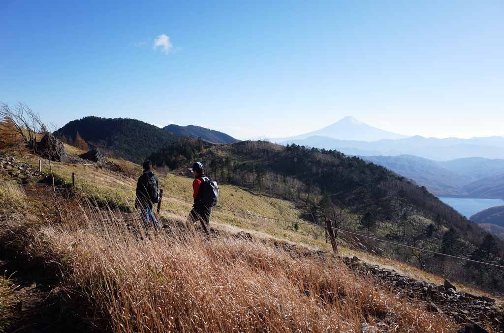 絶景を観ながらの下山スタート！