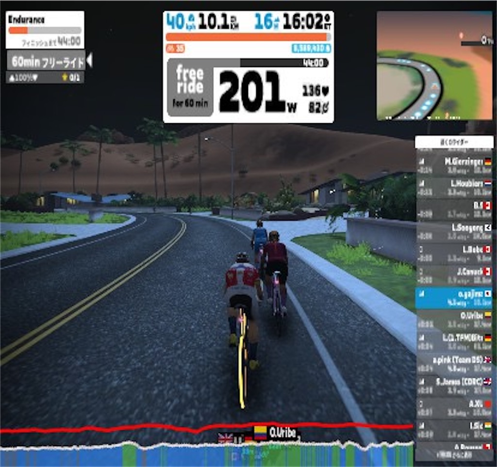4wk FTP booster3日目 - 48歳でロードバイクにハマった男の話