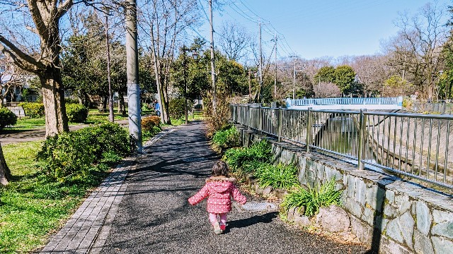 1歳半の子供と散歩 1歳半の子供と散歩
