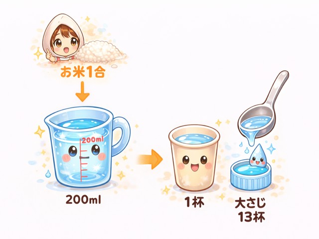 計量カップがないときの代用方法|お米1合・水の量もすぐ分かる - KagibariDaisuki