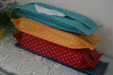 エコティッシュケース 主婦のミシン