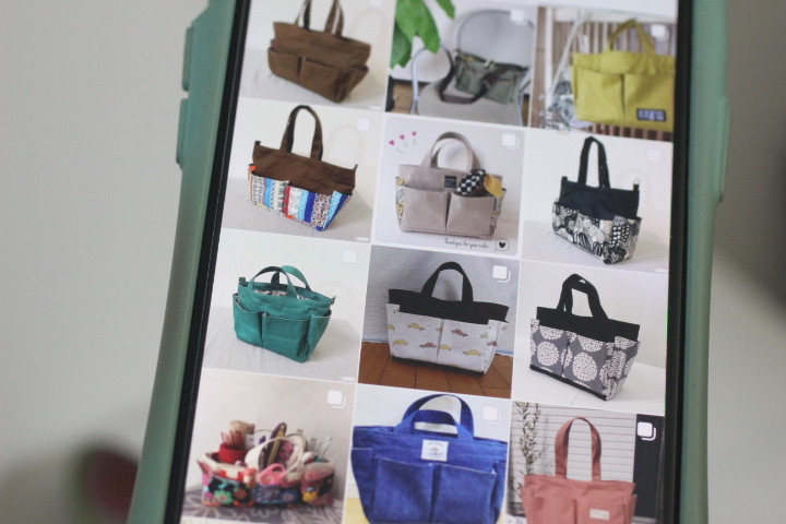 ポケットいっぱいで便利！なトートバック♪ - 主婦のミシン