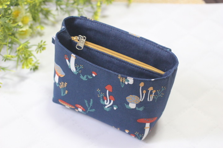 マチ付きトリックポーチ♪完成。 - 主婦のミシン