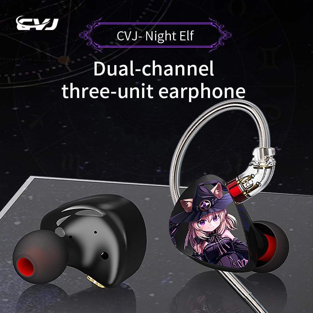 CVJ NightElf(ガラスコーティング済み) & Vivian セット 初提供いただいイヤホンレビュー！CVJ NightElf！！ - しゅけガジェット