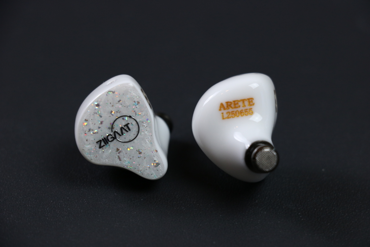 ZiiGaat x Fresh Reviews Arete 白色イヤホン ZiiGaat ZiiGaat x Fresh Reviews Arete – e☆イヤホン