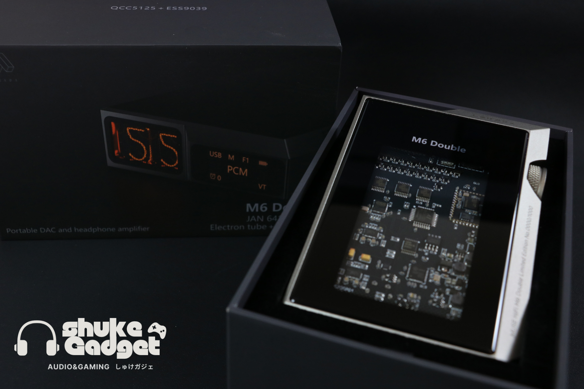 MUSE HIFI M6 Double 見た目もサウンドも真空管で楽しめるエモいUSB 