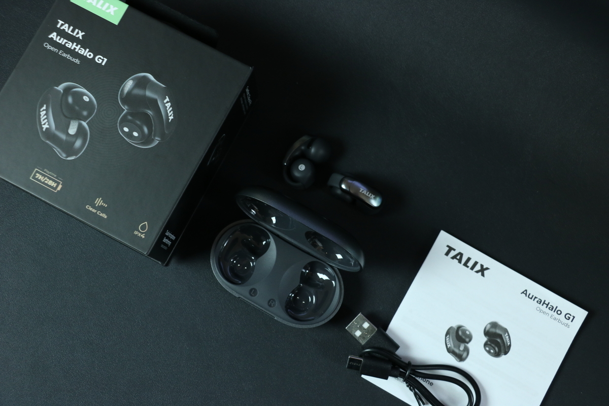 TALIX AuraHalo G1 オープンイヤーカフでノイキャン！広い空間でクリア