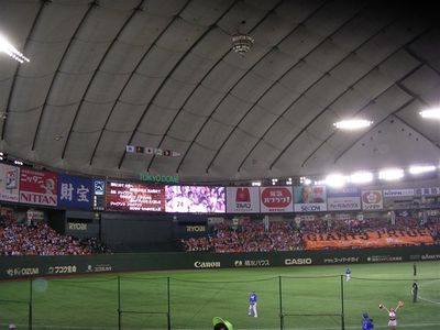 7/17（水） 巨人対阪神 東京ドーム やわらげる ラウンジ席グランド 