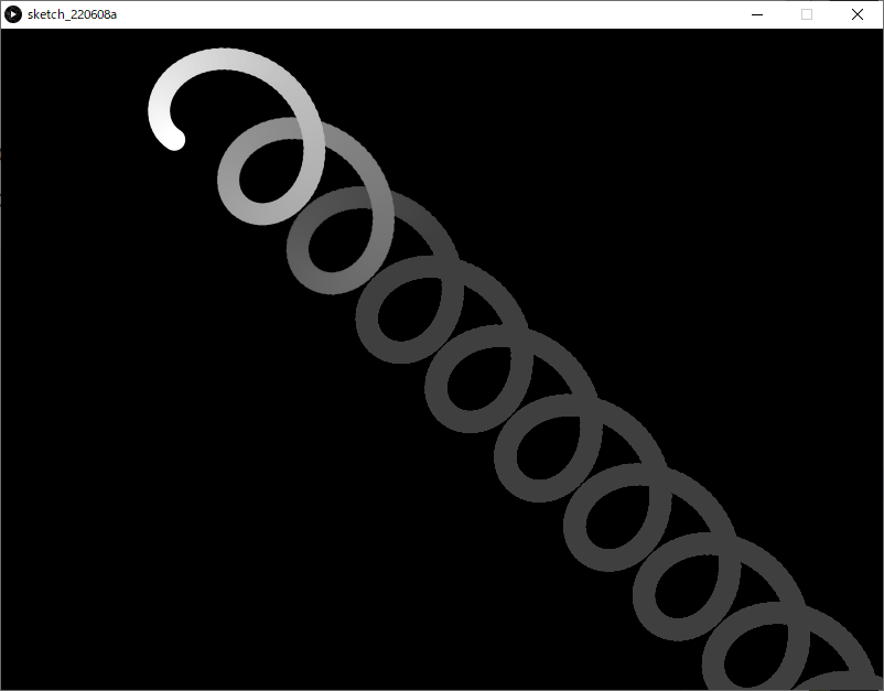 Python Processing ベクトルの回転を使ったアニメーション（LEGO