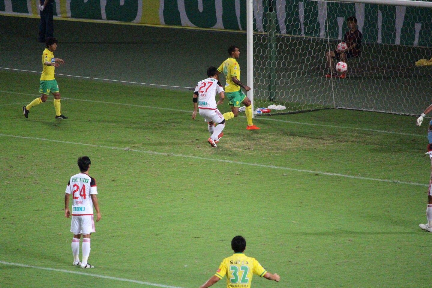 天皇杯 2回戦 千葉 VS 金沢 エウトンのゴールの写真