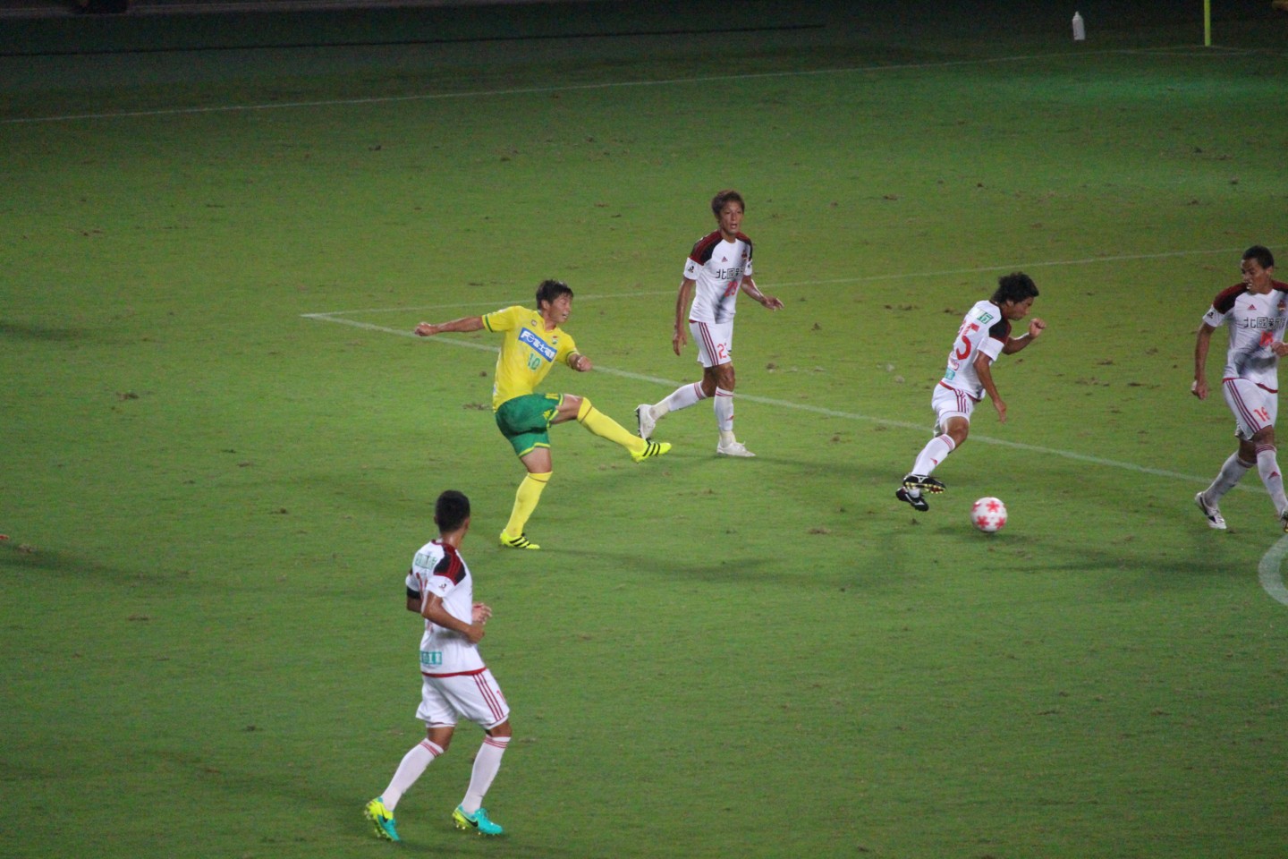 天皇杯 2回戦 千葉 VS 金沢 長澤のゴールの写真1
