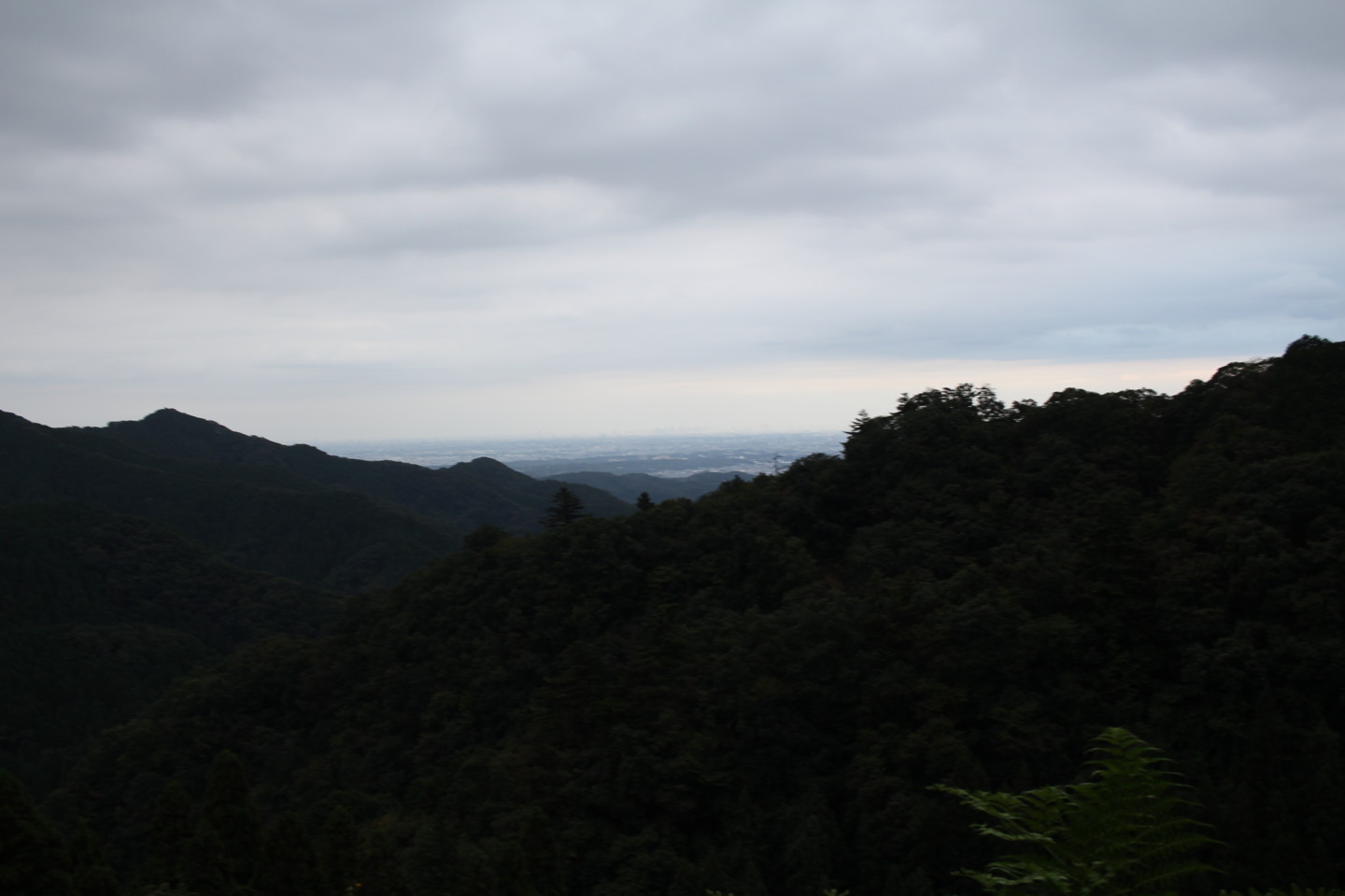 入山峠からの景色の写真
