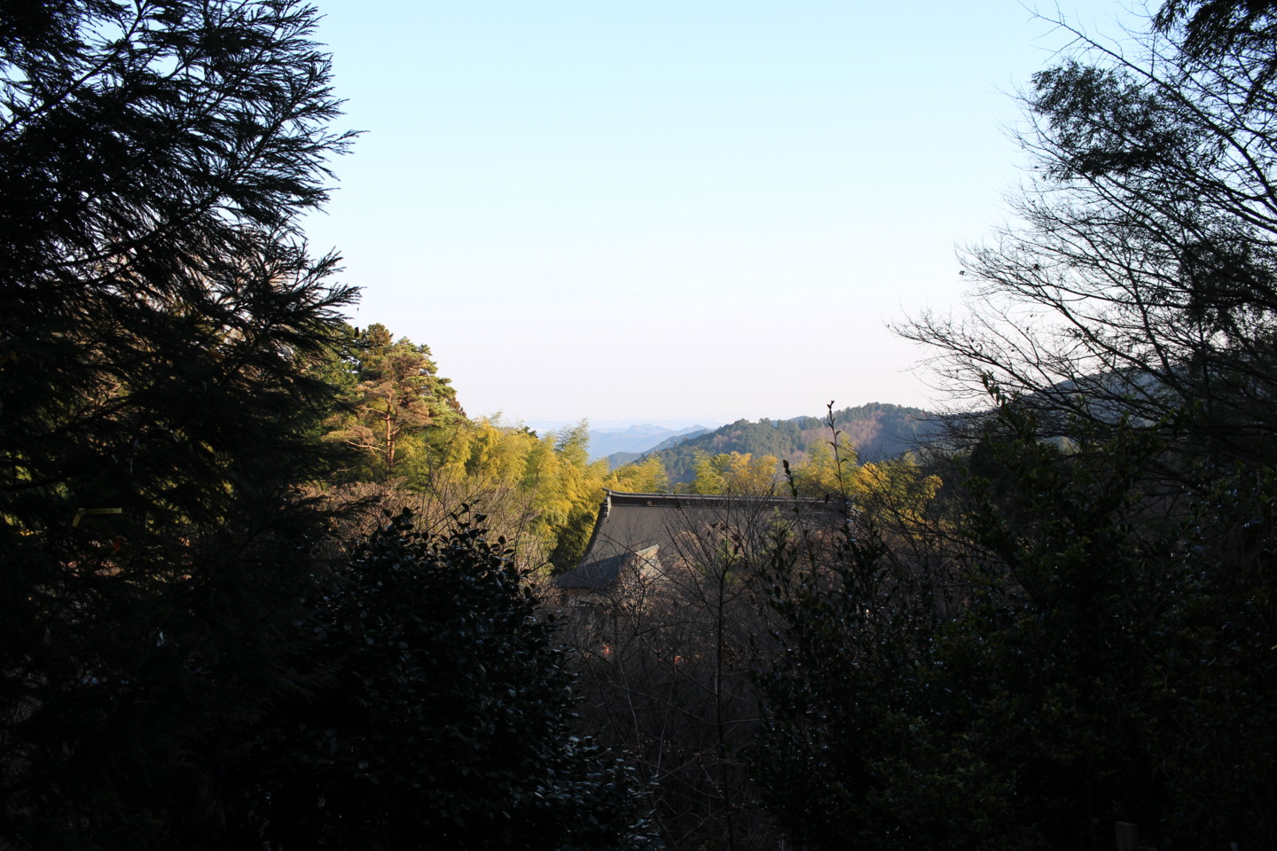 飯能市 竹寺からの景色の写真