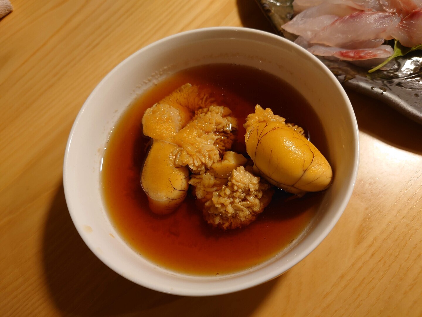 メジナの真子の煮つけ