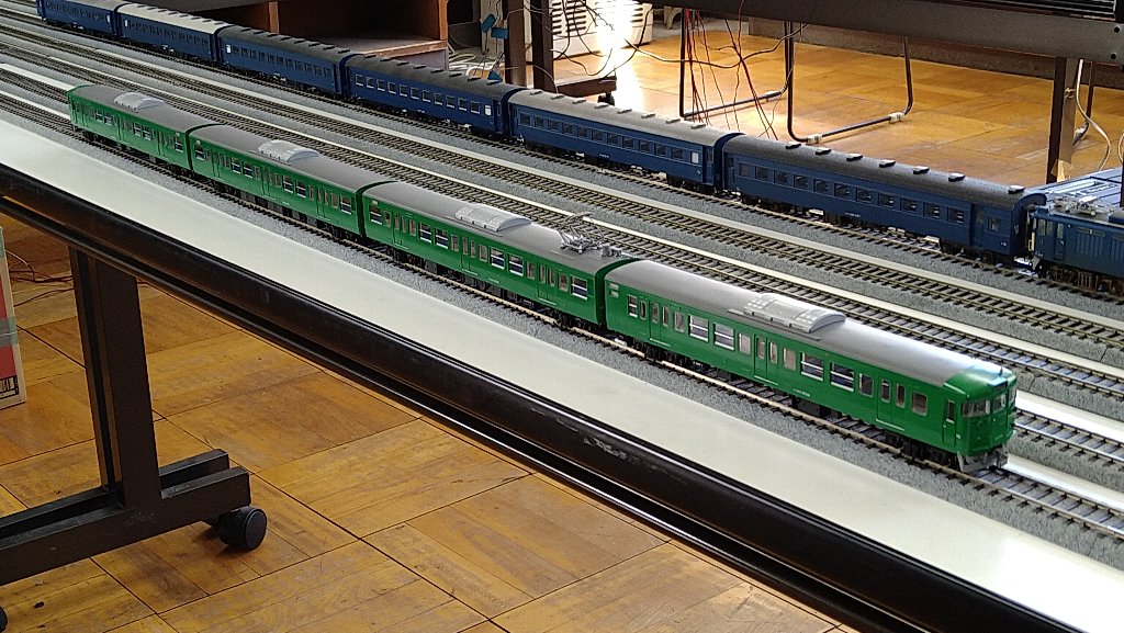 JR西日本 113系（抹茶色） 愛称板差込枠 サボ（弱冷車） 第