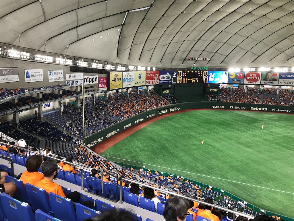 7/17(日)東京ドームチケット 巨人×広島戦 バックネット裏 内野