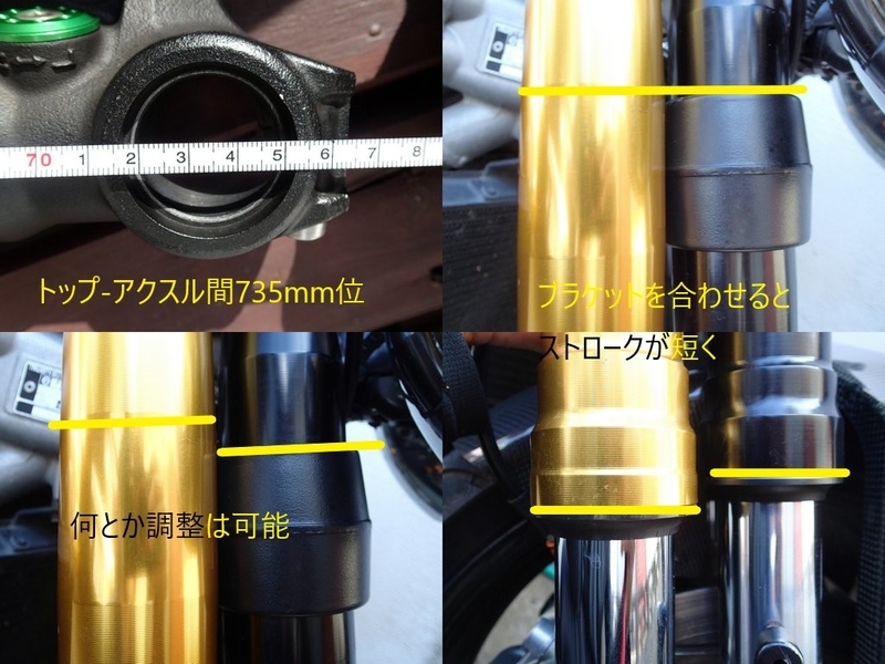 フロントフォークとステムセット ダブルアンチ 2025年最新