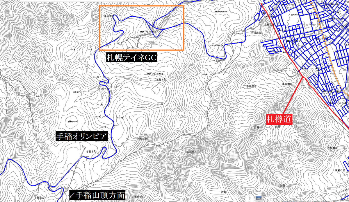 手稲山旧道 その1 - 道の記録