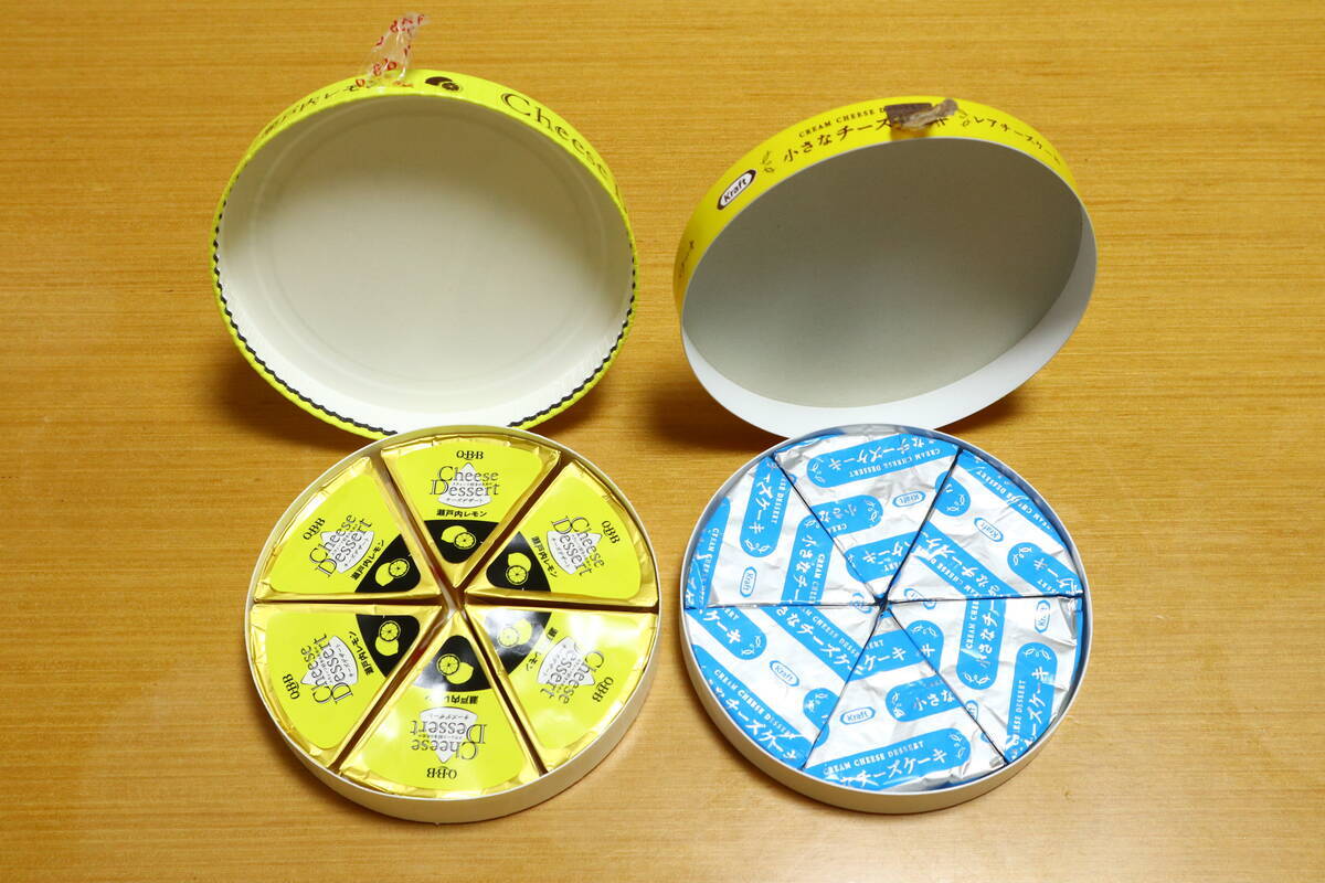 布小物ギュッと 森のバター、チーズ、クリームチーズ QBB チーズデザートフランボワーズ＆ライチ／瀬戸内レモン