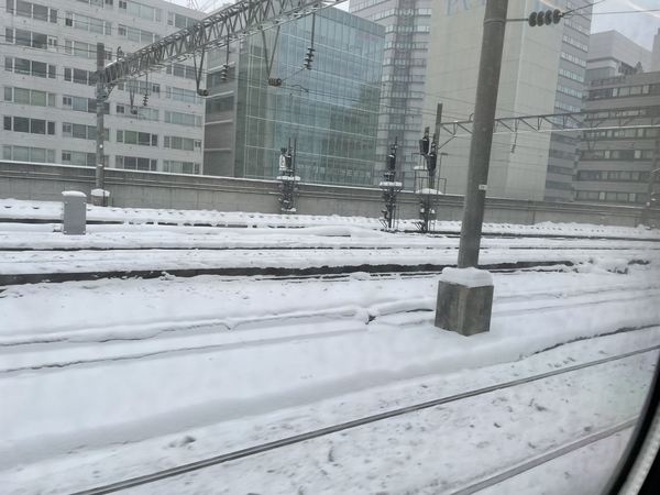札幌　雪　エアポート快速