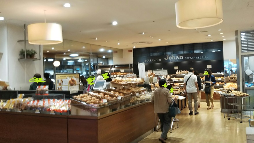 星ヶ丘 千種区 ジョアン 三越星ヶ丘店 パン 19年9月の土曜日 名古屋発 旅行 食べ歩き 猫ブログ