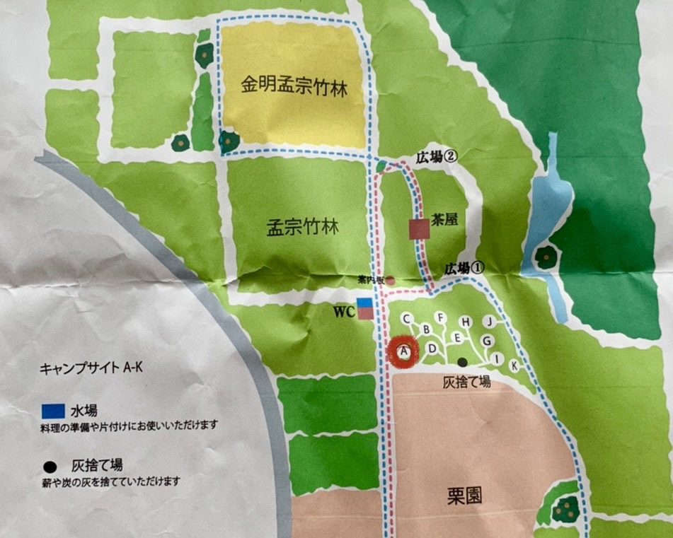 若竹の杜 サイト区画