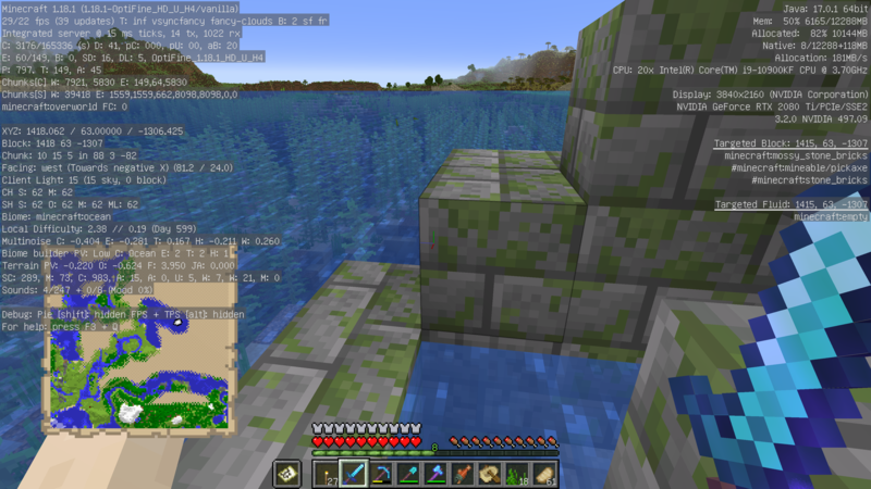 Minecraft Season5 1 18 Part10 ドラウンドトラップやらかしからの放浪商人様様 Minecraftから自作pc沼に引き摺りこまれたtacの物語
