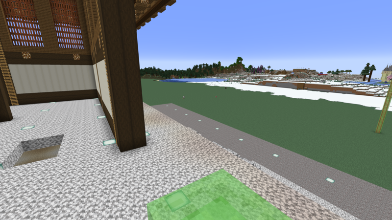 minecraft season6 part92 法隆寺五重塔 part6 一重目の屋根の下を