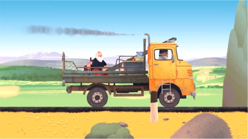 f:id:tacowriting:20190723171150j:image old man's journey おじいちゃんの記憶を巡る旅