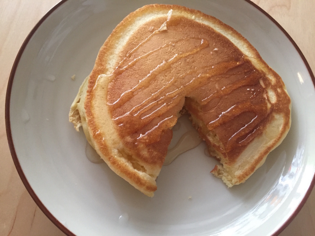 娘さんと一緒にホットケーキ作ってみた！
