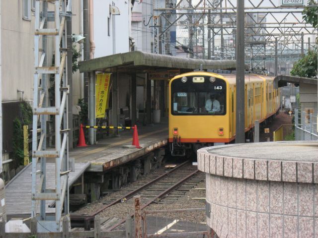 三岐鉄道北勢線・西桑名駅の終端側から