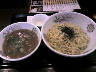 食べたもの・名駅松坂屋７階やば麺のつけ麺