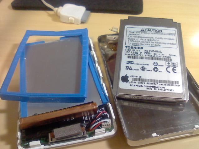 iPod(3G)、3度目の開腹はユルユル