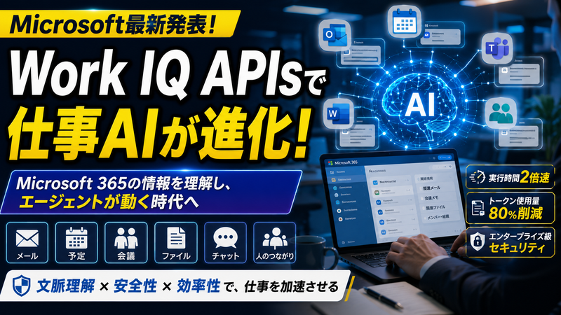 Work Iq Api Microsoft Work IQ APIで仕事AIは何が変わる?エージェントが文脈を使う時代へ - AIとGAMEを楽しみたい
