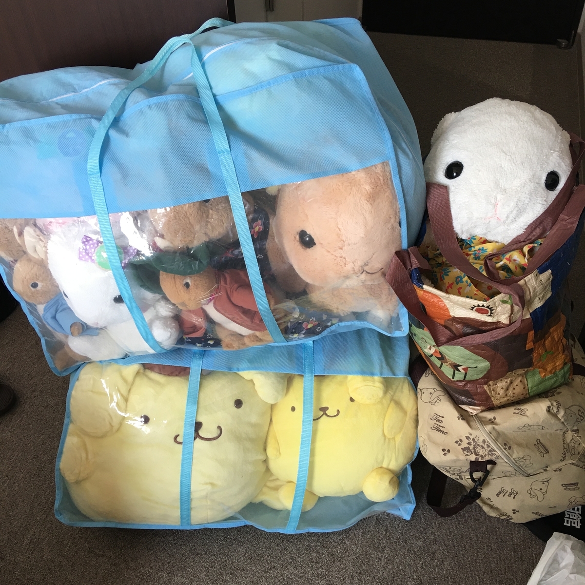 ぬいぐるみと旅行 ぬいぐるみは荷物では無く家族です うさ次郎48劇場ぬいぐるみと暮らす生活
