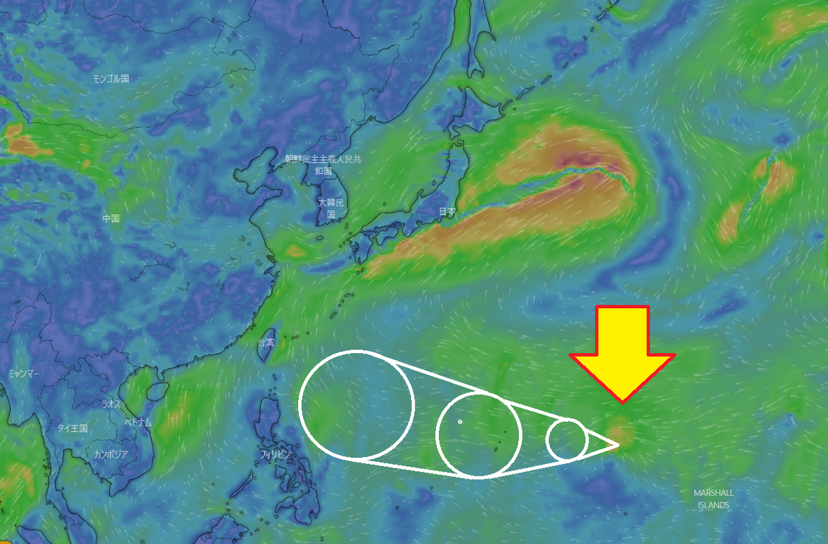 強い勢力台風12号マーシャル諸島で熱帯低気圧が発達中 予想進路 日本全国自由に旅する 夢のレンタカー回送ドライバー生活